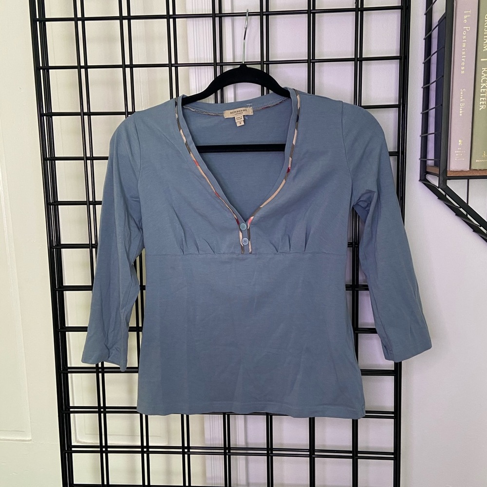 Burberry small blue tunic tshirt